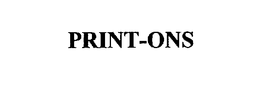 PRINT-ONS trademark