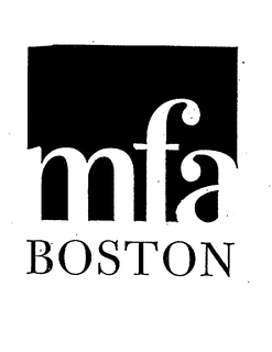 MFA BOSTON trademark