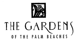 THE GARDENS OF THE PALM BEACHES trademark