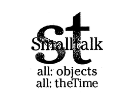 ST SMALL TALK ALL: OBJECTS ALL: THETIME trademark