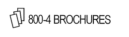 800-4 BROCHURES trademark