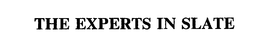 THE EXPERTS IN SLATE trademark