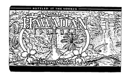 BOTTLED AT THE SOURCE MAUNA LOA HAWAIIAN SPRINGS NATURAL WATER trademark