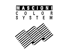 MASCIONI C O L O R S Y S T E M trademark