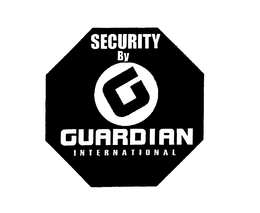 SECURITY BY GUARDIAN INTERNATIONAL trademark
