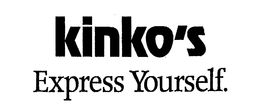 KINKO'S EXPRESS YOURSELF. trademark