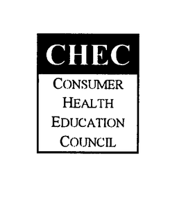 CHEC CONSUMER HEALTH EDUCATION COUNCIL trademark