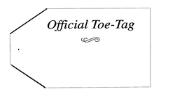 OFFICIAL TOE-TAG trademark