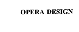 OPERA DESIGN trademark