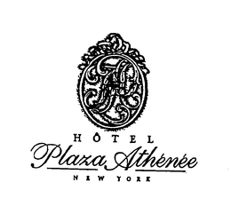 HOTEL PLAZA ATHENEE NEW YORK trademark