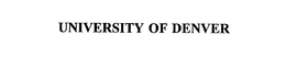 UNIVERSITY OF DENVER trademark
