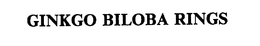 GINKGO BILOBA RINGS trademark