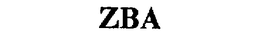 ZBA trademark