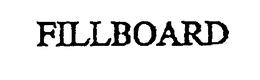 FILLBOARD trademark