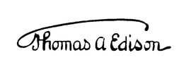THOMAS A EDISON & DESIGN trademark