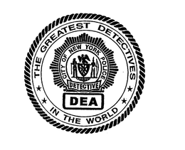 THE GREATEST DETECTIVES IN THE WORLD CITY OF NEW YORK POLICE DETECTIVE DEA trademark