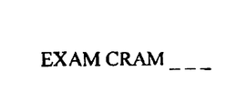 EXAM CRAM trademark