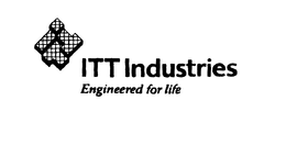 ENGINEERED FOR LIFE ITT INDUSTRIES trademark