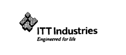 ITT INDUSTRIES ENGINEERED FOR LIFE trademark