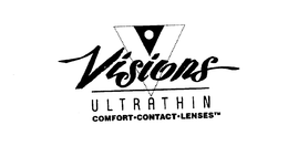 VISIONS ULTRATHIN CONTACT-LENSES trademark