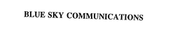 BLUE SKY COMMUNICATIONS trademark