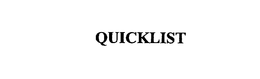 QUICKLIST trademark