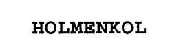 HOLMENKOL trademark