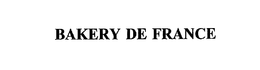 BAKERY DE FRANCE trademark