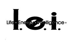 L.E.I. LIFE ENERGY INTELLIGENCE trademark