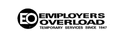 EO EMPLOYERS OVERLOAD TEMPORARY SERVICES SINCE 1947 trademark