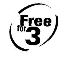 FREE FOR 3 trademark