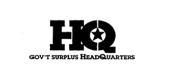 HQ GOV'T SURPLUS HEADQUARTERS trademark