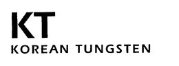 KT KOREAN TUNGSTEN trademark