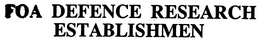 FOA DEFENCE RESEARCH ESTABLISHMEN trademark