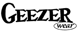 GEEZER WEAR trademark