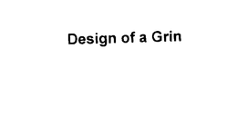 DESIGN OF A GRIN trademark