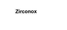 ZIRCONOX trademark