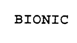 BIONIC trademark