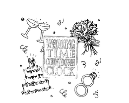 WEDDING TIME COUNTDOWN CLOCK trademark