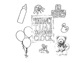 PREGNANCY TIME COUNTDOWN CLOCK trademark