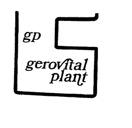 GP GEROVITAL PLANT trademark