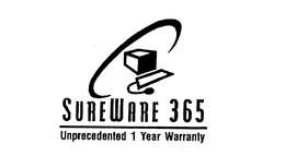 SUREWARE 365 UNPRECEDENTED 1 YEAR WARRANTY trademark
