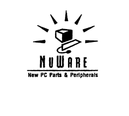 NU WARE NEW PC PARTS & PERIPHERALS trademark