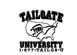 TAILGATE UNIVERSITY TGU 1-877-TAILG8-U trademark