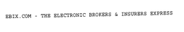 EBIX.COM - THE ELECTRONIC BROKERS & INSURERS EXPRESS trademark