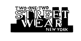 TWO-ONE-TWO STREET WEAR NEW YORK trademark