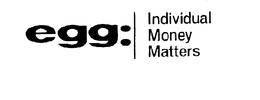 EGG: INDIVIDUAL MONEY MATTERS trademark