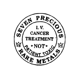 SEVEN PRECIOUS RARE METALS trademark