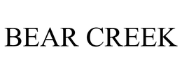 BEAR CREEK trademark
