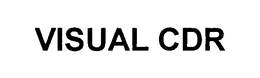 VISUAL CDR trademark